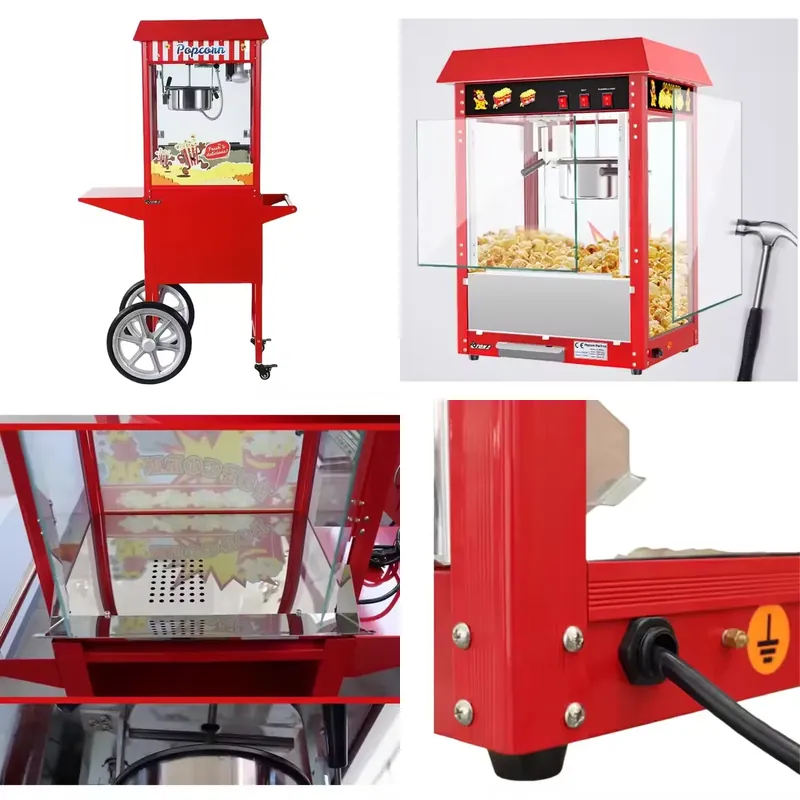 Popcorn - Sıcak Hava Ticari Patlamış Mısır Makinesi