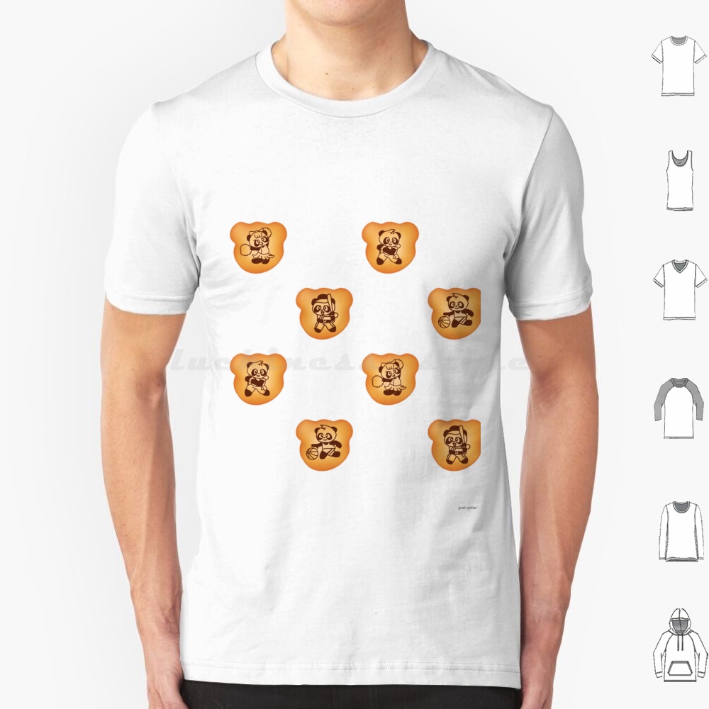 Chocolate Snack - Hello Panda Bisküvi Tişörtü 6xl Pamuklu