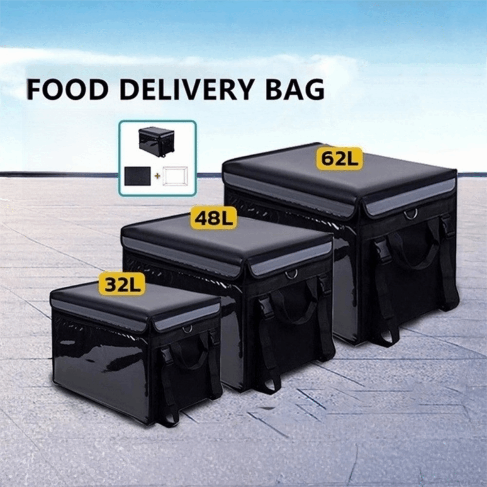 Food Snacks Delivery - Su Geçirmez Yemek Teslimat Çantası Oxford