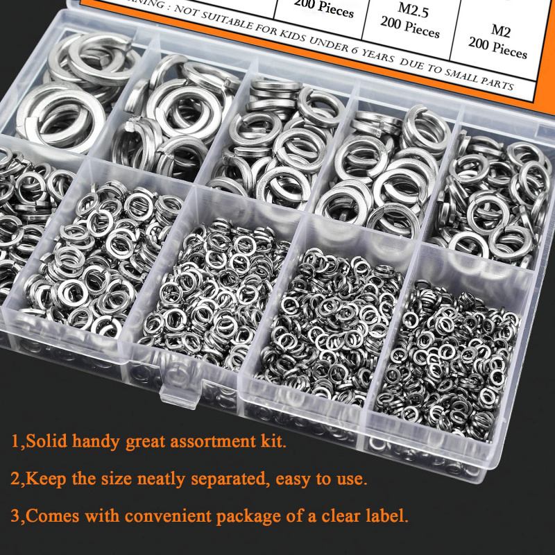 1000 Adet M2 M2.5 M3 M4 M5 M6  - Nuts Mix incelemesi ve fiyatı